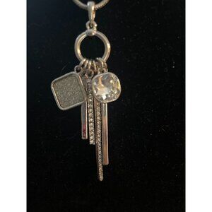 Potentially a Paparazzi "Softly Streamlined" silver fringe necklace.